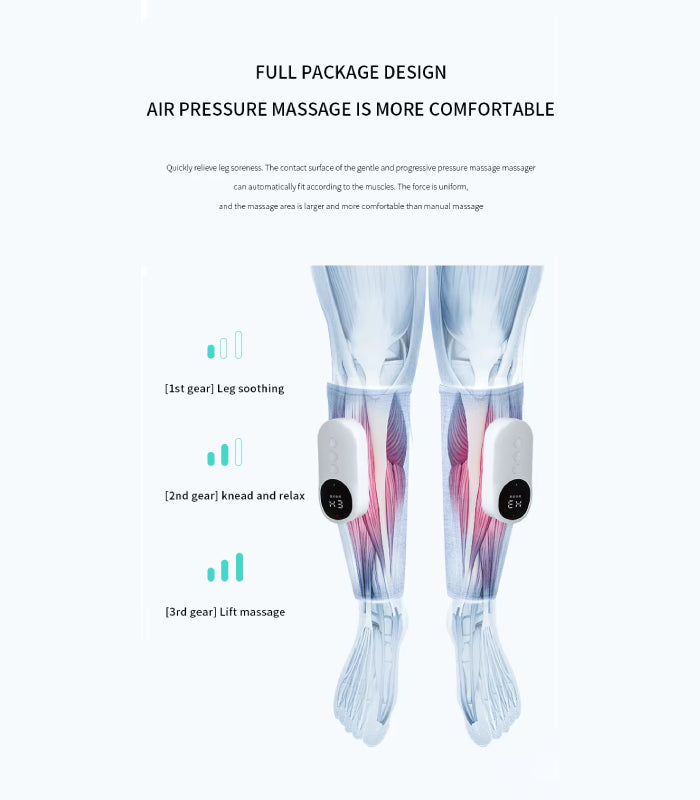 Electric Leg Massager for Pain Relief & Relaxation (One Leg)