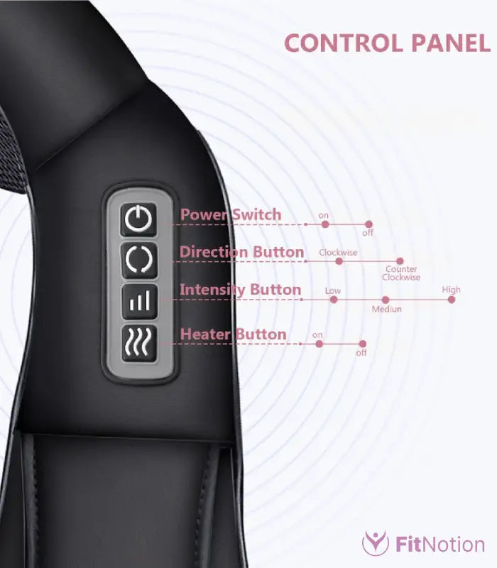 Neck and Shoulder Kneading Massager with Heat