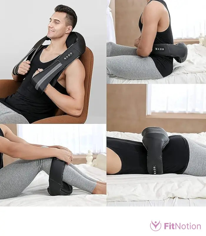 Neck and Shoulder Kneading Massager with Heat