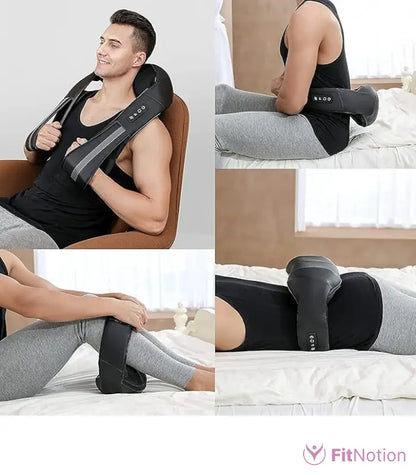 Neck and Shoulder Kneading Massager with Heat