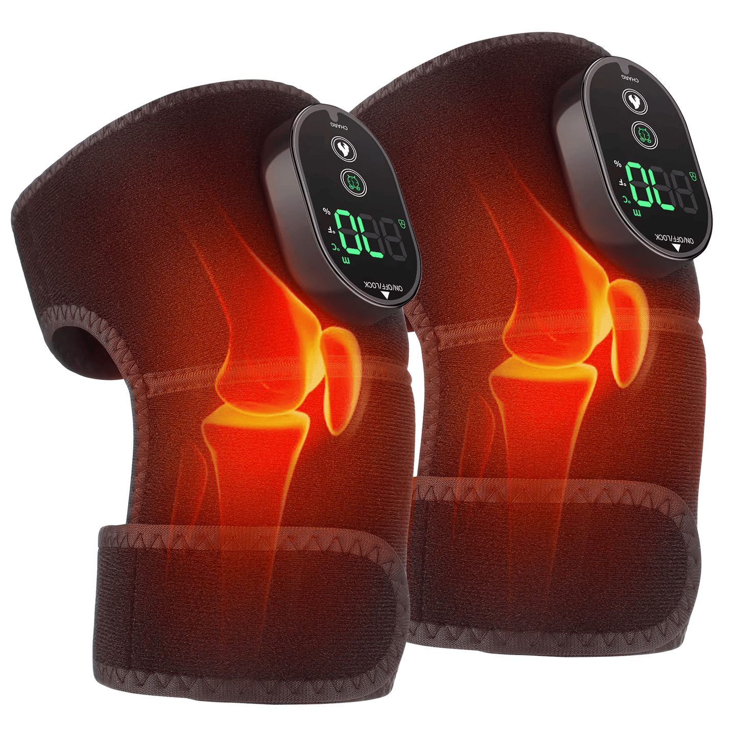 3 in 1 Heat Therapy Joint Wrap Massager for Knee, Elbow, Shoulder Joint